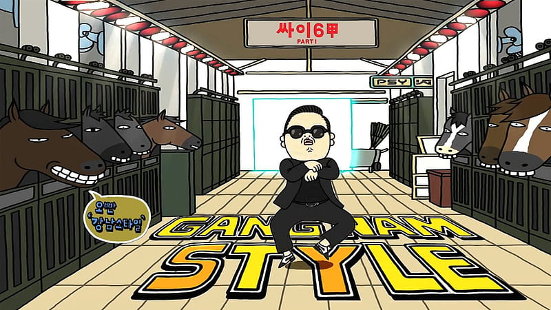 Gangnam Style Logo, gangnam, gangnam style, psy, kpop, HD wallpaper