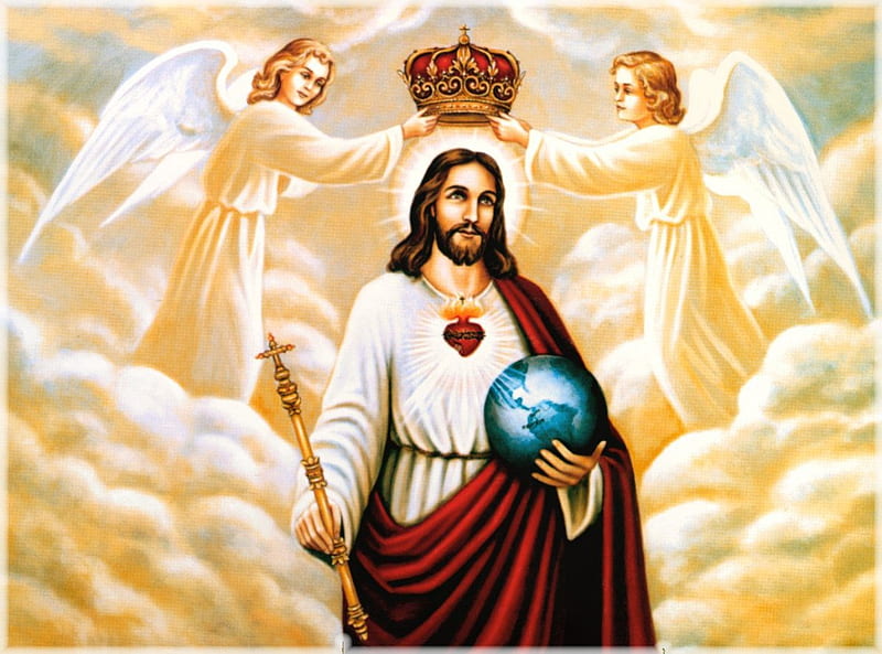 Jesus King, christ, king, jesus, god, HD wallpaper