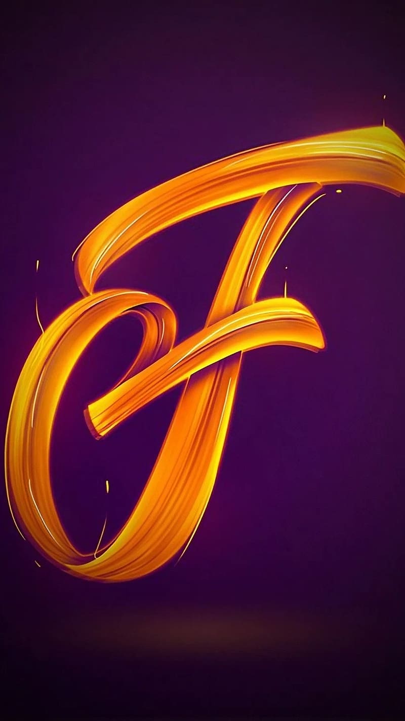 1 F Letter Logo Design Wallpaper Designs & Graphics