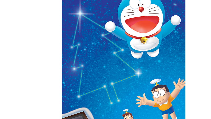 Flying Doraemon And Nobita Doraemon, HD wallpaper