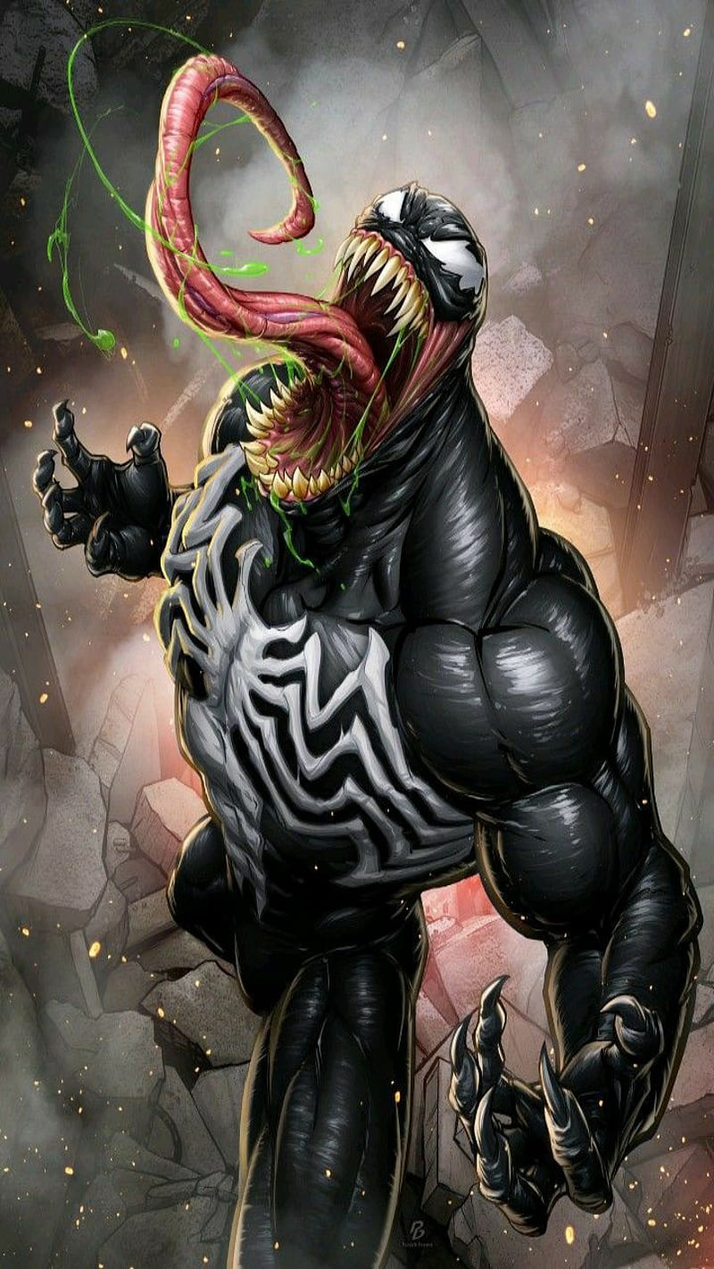 Wallpaper 4k Spiderman Vs Venom Comic Wallpaper