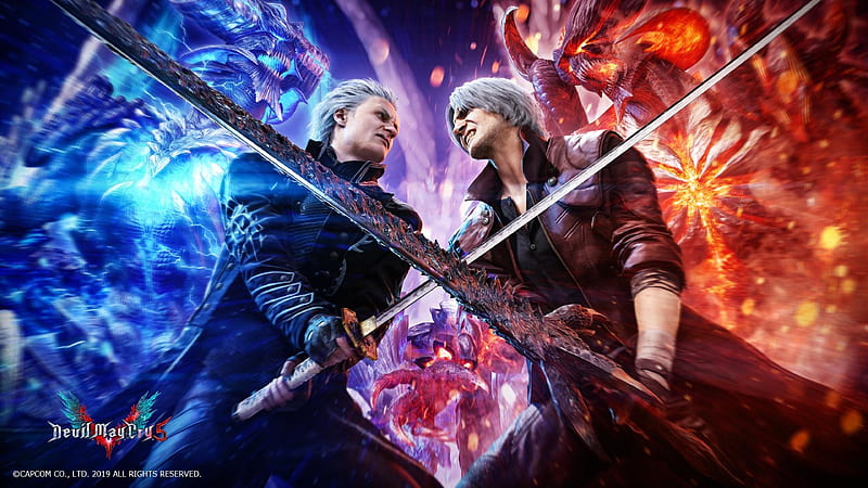 Dante vs Vergil Devil May Cry Games, HD wallpaper