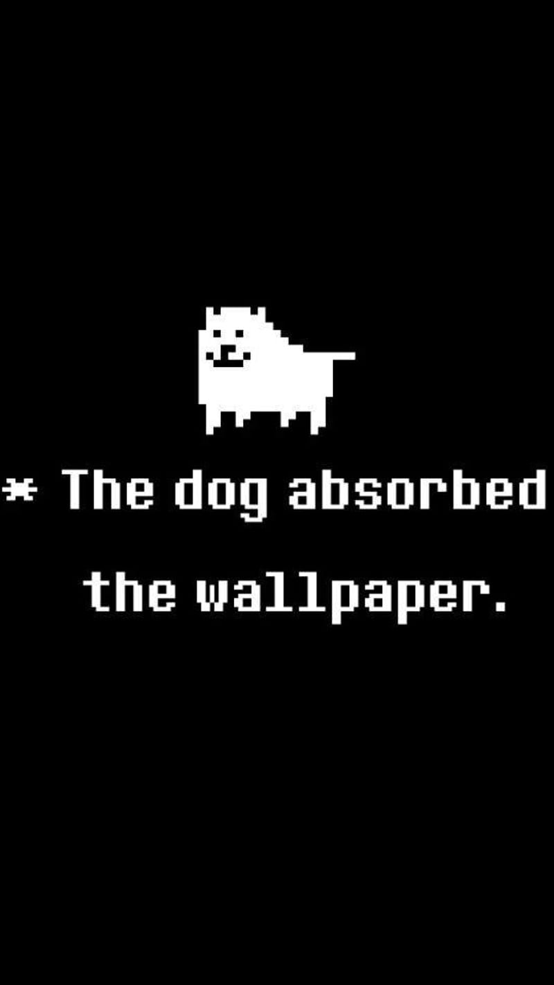 Undertale, game, funny, dog, HD phone wallpaper