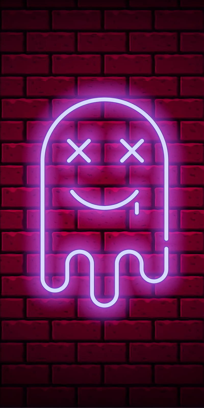 Pac man ghost , fear, gamer, games, neon, dark, pacman, ultra, HD phone wallpaper