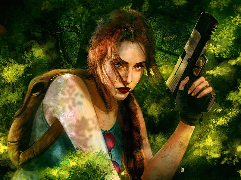 Tomb Raider Cosplay, tomb-raider, lara-croft, cosplay, artist, digital-art, HD wallpaper