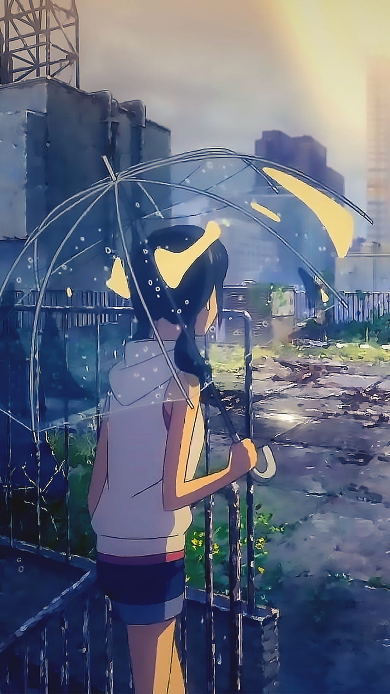 Weathering With You Makoto Shinkai Radwimps Hd Mobile Wallpaper Peakpx