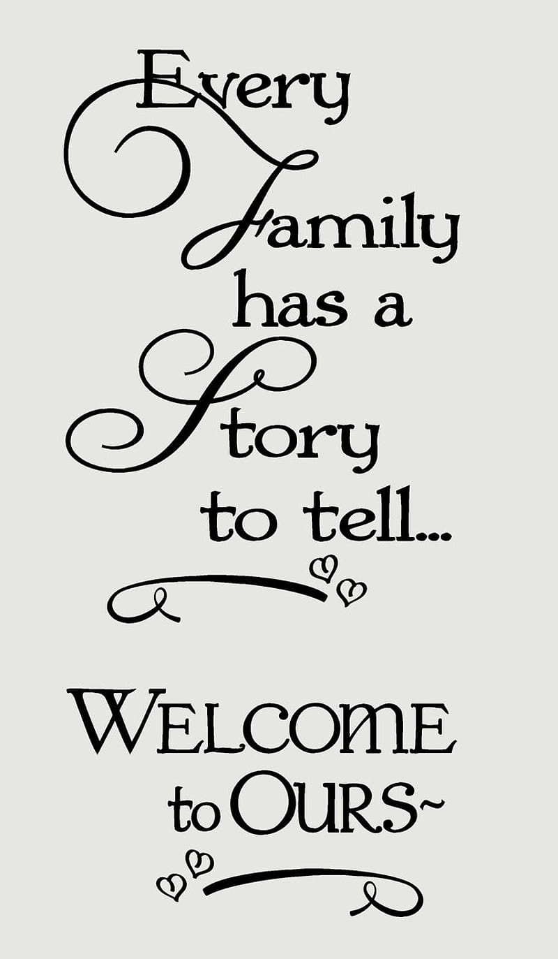 Every family, love, ours, quotes, story, HD phone wallpaper