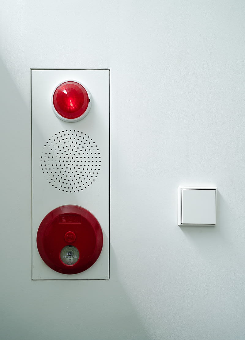 white and red light switch, HD phone wallpaper