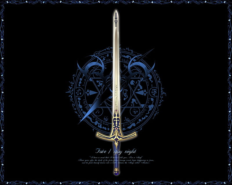 Amazon.com: 47” Anime Fate Saber Medieval Carbon Steel Sword Blade Victory  Weapon Cosplay Costume LARP Collection Excalibur Replica (Excalibur) :  Clothing, Shoes & Jewelry