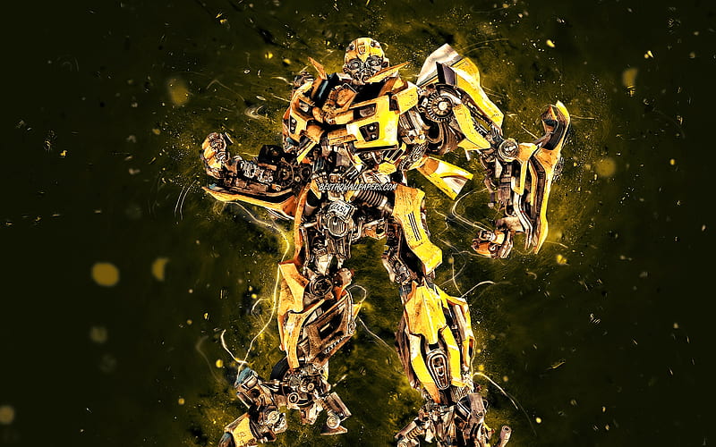 Bumblebee, yellow neon lights, Transformers, Autobot, creative, Bumblebee  Transformer, HD wallpaper | Peakpx