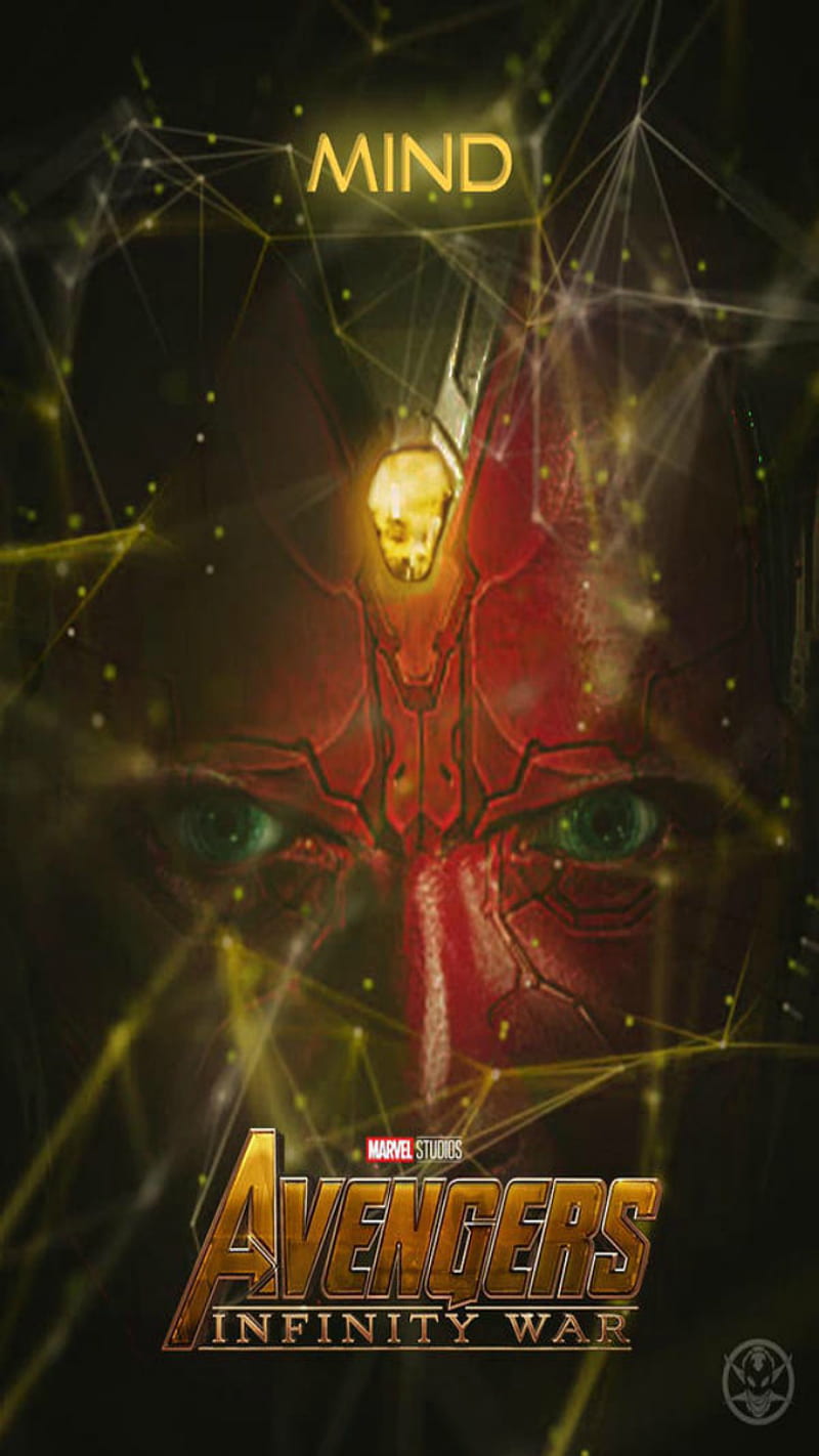 gema de la mente, avengers, endgame, galaxy, guardians, marvel, vision, HD phone wallpaper