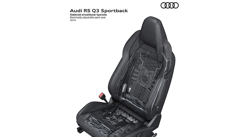 2020 Audi RS Q3 Sportback - Electrically adjustable sport seat , car, HD wallpaper