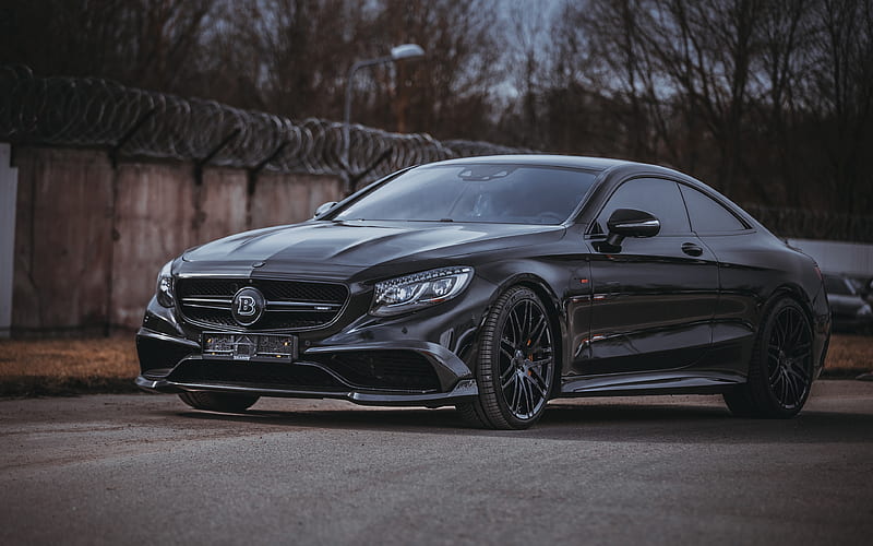 Brabus, tuning, Mercedes-Benz S63 Coupe, 2018 cars, supercars, Mercedes, HD wallpaper