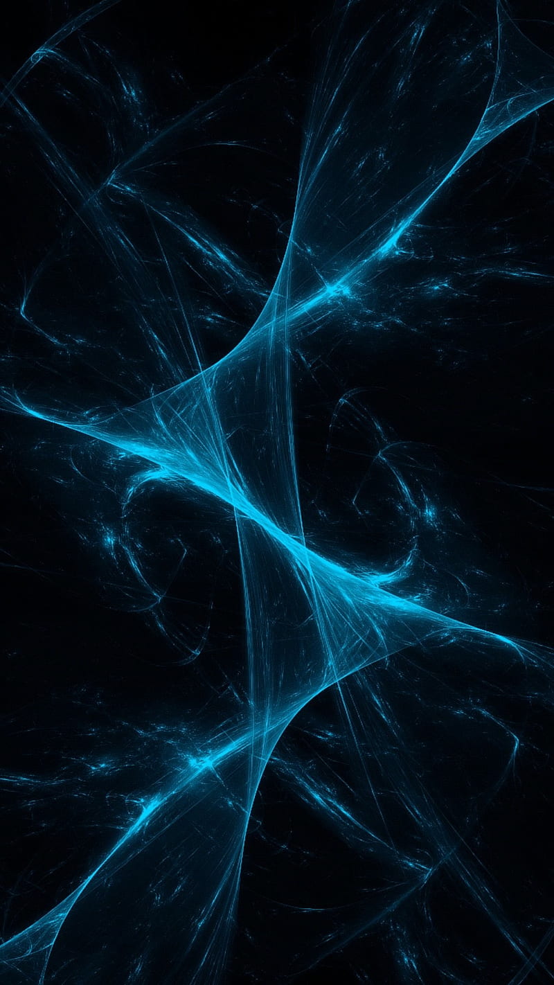 Abstract, android, art, background, black, blue, digital, HD phone wallpaper