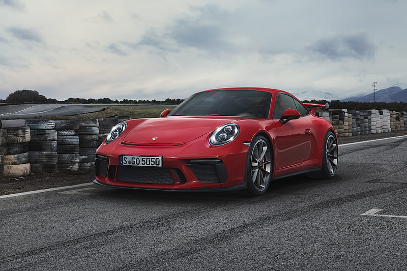 2018 Porsche 911 GT3, 2017 Geneva Motor Show, Coupe, Flat 6, car, HD wallpaper