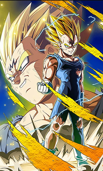 SSJ2 Vegeta and Goku, dbz, dokkan, dokkan battle, goku, super saiyan, vegeta,  HD phone wallpaper