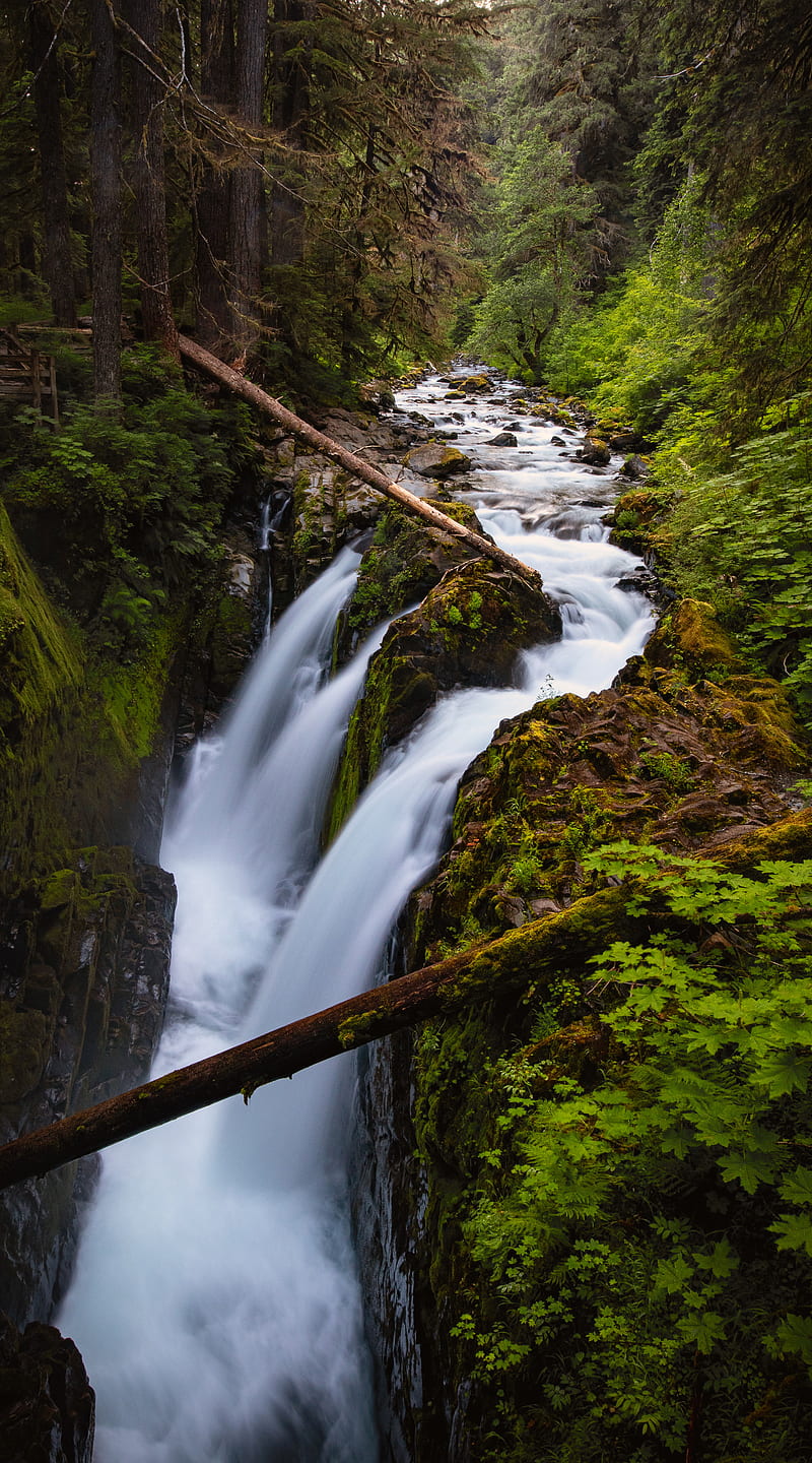 Waterfall, Tupac2x, beauty, canal, forest, nature, river, valley, water ...