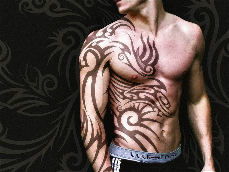 Tattoo, awesome, man, sexy, HD wallpaper | Peakpx