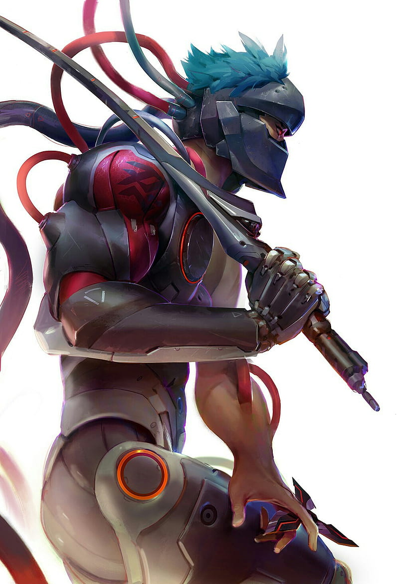 PAPERS.co | Android wallpaper | au69-genji-overwatch-dragon-anime -illustration-art