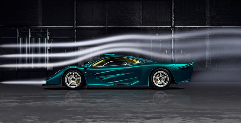 Supercar, super, green, aerodynamic, car, classic, HD wallpaper