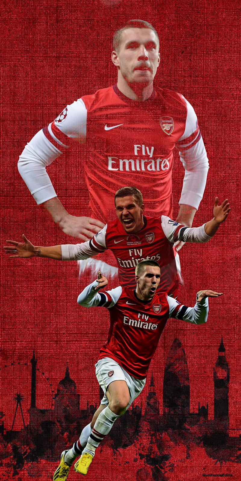 Lukas Podolski, afc, arsenal, football, soccer, HD phone wallpaper