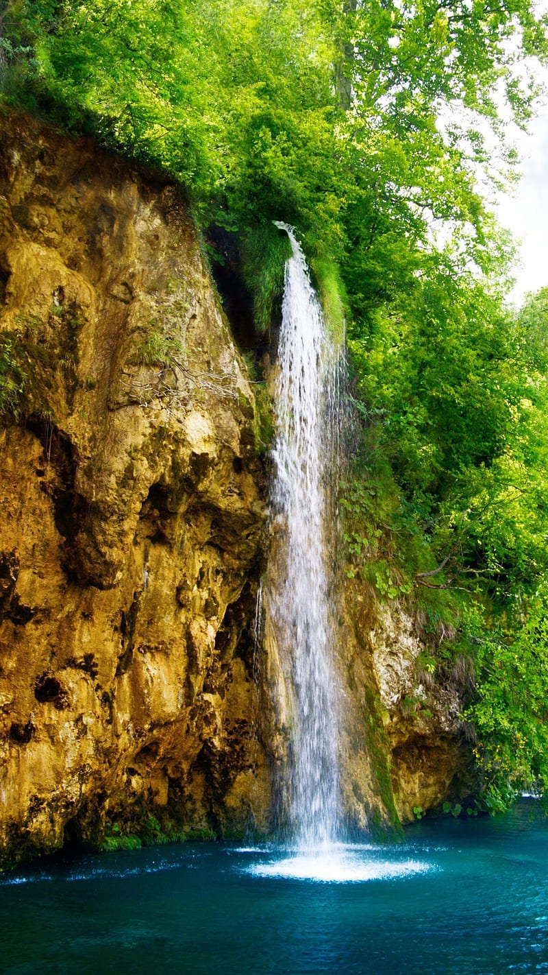 Nature , god's gift, waterfall, HD phone wallpaper