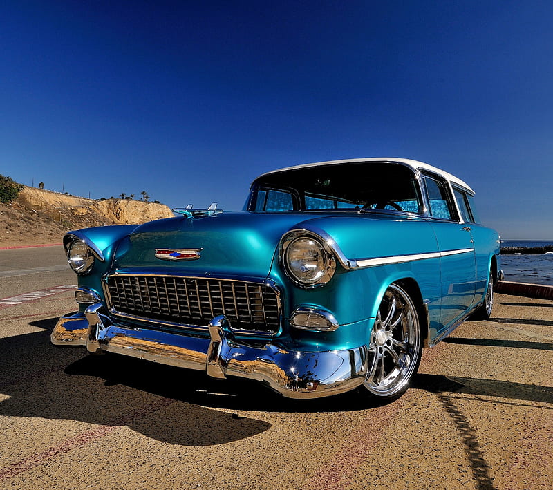 Chevrolet, america, blue, chevy, white, HD wallpaper