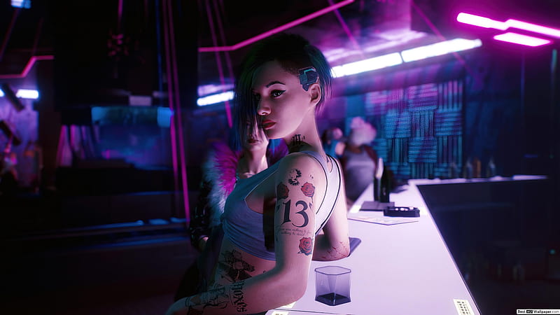 1125x2436 Cyberpunk Girl In Neon Mode 5k Iphone XS,Iphone 10,Iphone X ,HD  4k Wallpapers,Images,Backgrounds,Photos and Pictures