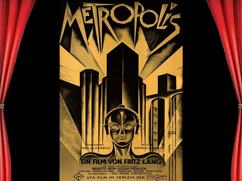 metropolis02, metropolis, posters, classic movies, brigitte helm, HD wallpaper