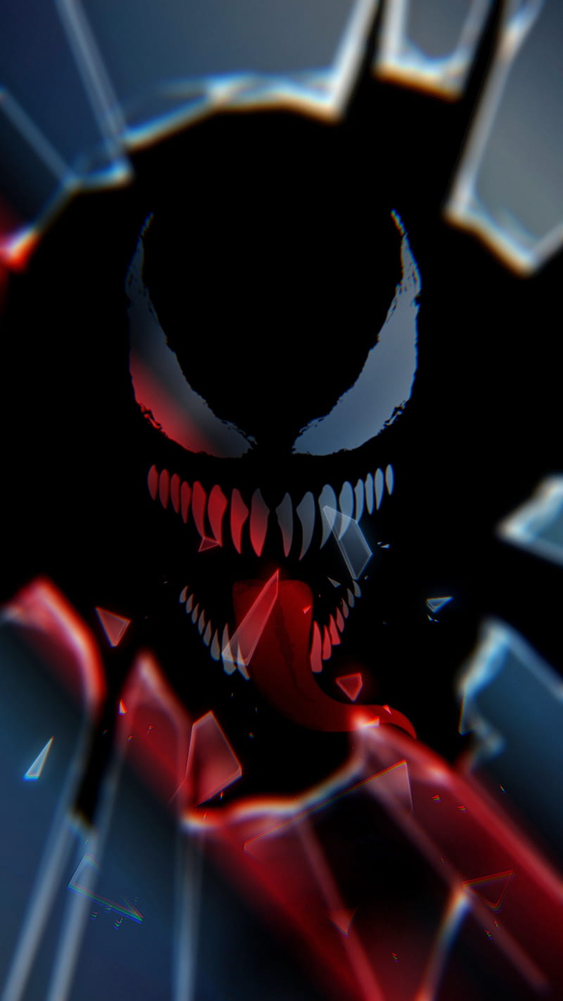 We Are Venom Blood Dark Face Glass Gloomy Hallowen Scary Skull Spiderman Hd Phone Wallpaper Peakpx