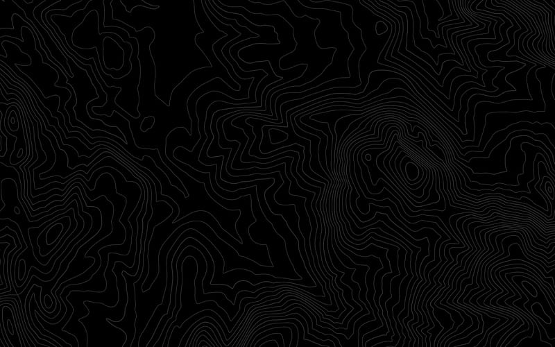 Topography Abstract Black Texture, HD wallpaper