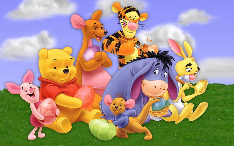 Winnie the Pooh-Cartoon character - second Series, HD wallpaper