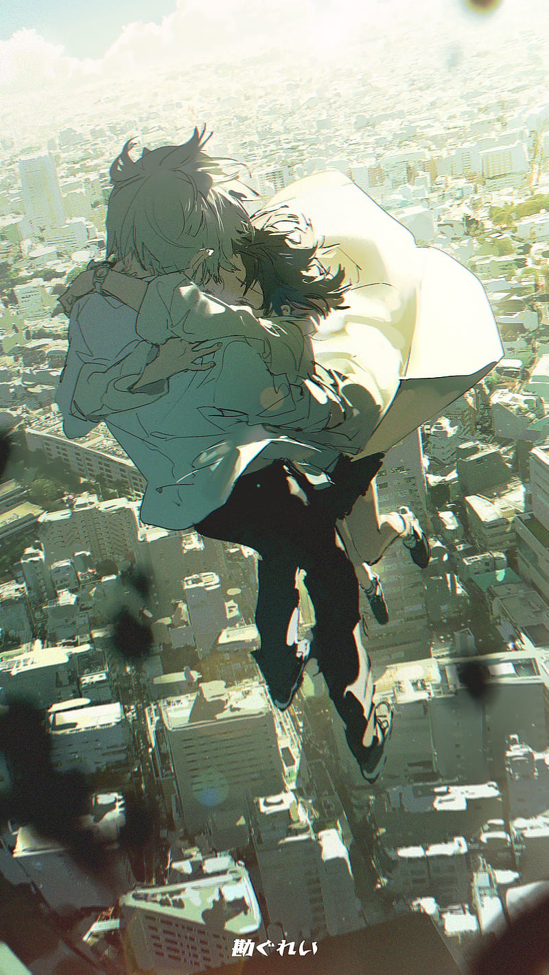Anime, Falling Couple Sad Anime HD phone wallpaper | Pxfuel