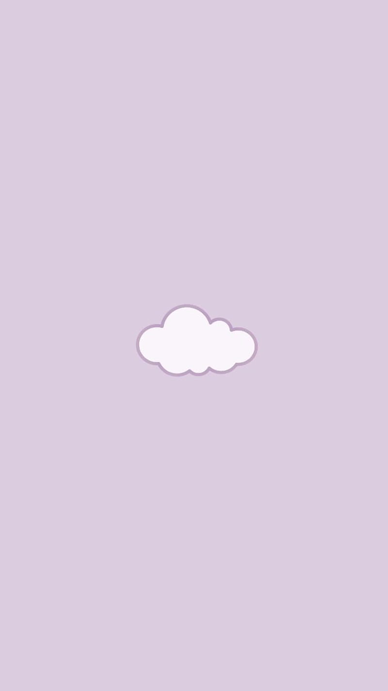 Nuvem, cute, pastel, purple, HD phone wallpaper | Peakpx