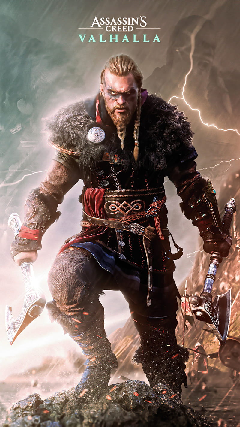 Odin Assassin's Creed Valhalla Dawn of Ragnarok 4K Wallpaper