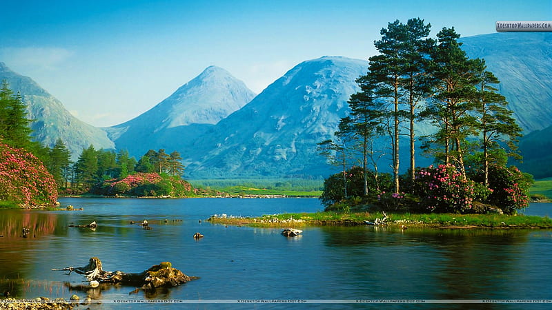 Glen Etive Scotland, scotland, scenery, lake, mountains, HD wallpaper