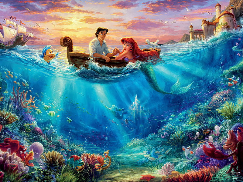 Update more than 75 ariel and eric wallpaper latest