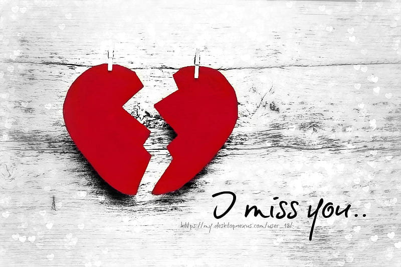 मुझे आपकी याद आती है, miss you, dil, love, heart, pyaar, HD wallpaper |  Peakpx