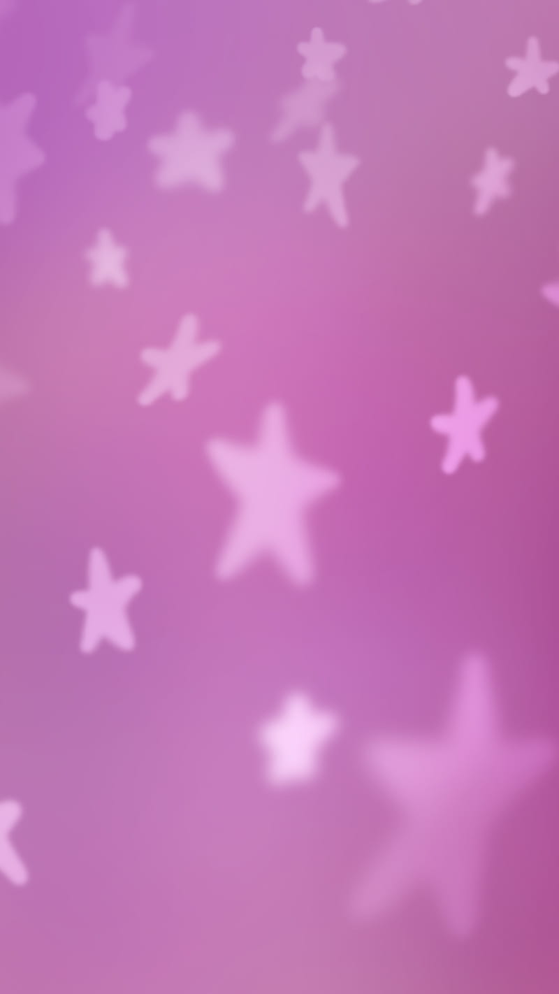 Pink Stars Bokeh, blurry, cute, feminine, girly, gradient, grainy, magenta,  HD phone wallpaper | Peakpx