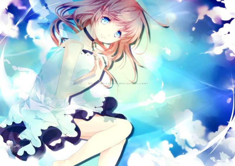 Child_of_the_sky, lovely, by, anime, the, child, blizz mii, sky, HD ...