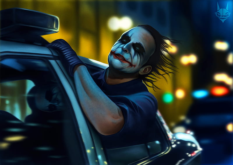 Joker The Dark Knight 2018, joker, superheroes, supervillain, , artwork, artist, digital-art, HD wallpaper