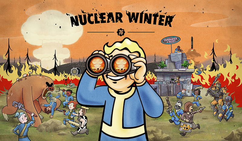 2019 Fallout 76 Nuclear Winter, HD wallpaper