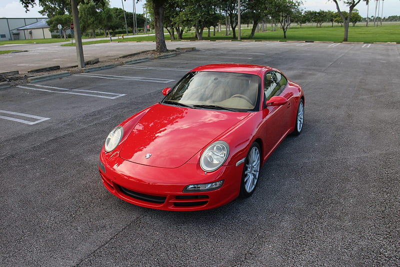 Porsche, Porsche 911 Carrera S, Car, Old Car, Red Car, Sport Car, HD wallpaper