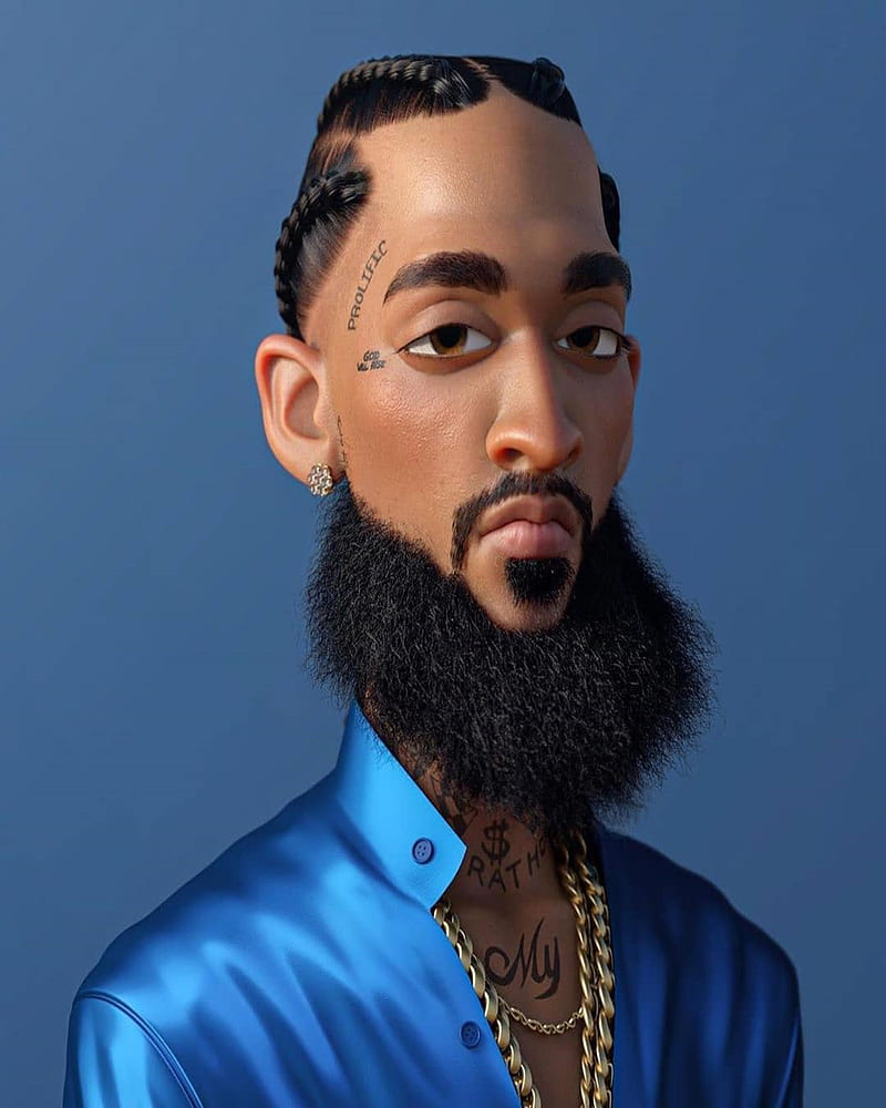 WUSOP Nipsey Hussle Wallpaper HD Canvas Art Poster and Wall Art Picture  Print Modern Family Room Decor Poster 12 x 18 Inch 30 x 45 cm   Amazoncouk Home  Kitchen
