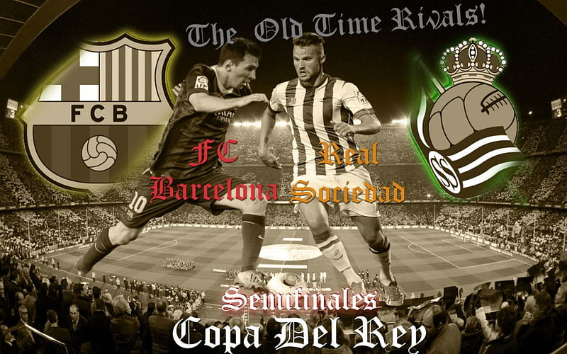 FCB V. RSC, Barca, Copa Del Rey, Barcelona, Real Sociedad, HD wallpaper
