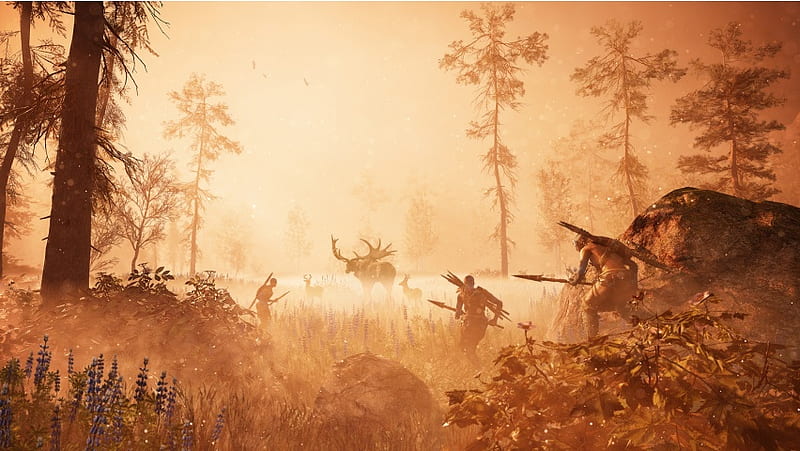 Hunting Elk Far Cry Primal, HD wallpaper