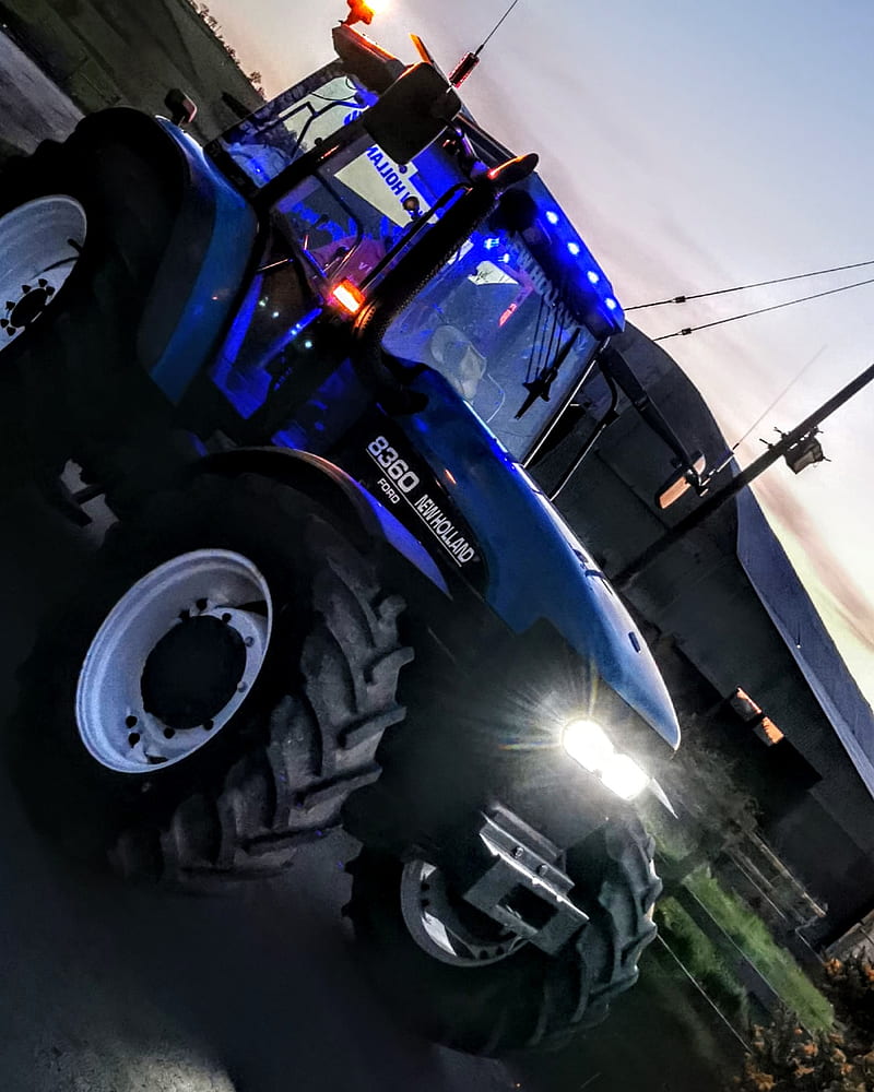 New holland 8360, blue, new holland, some, tractir, tractor, HD phone  wallpaper | Peakpx