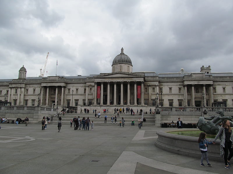 National Art Gallery, London, Art, Gallery, Architecture, UK, HD wallpaper