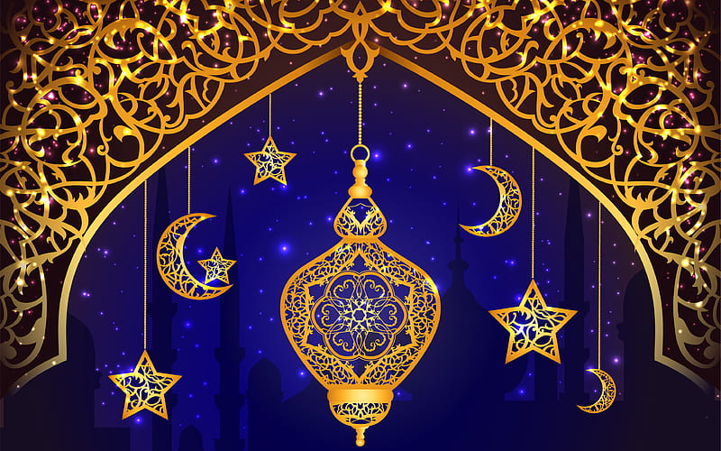 Ramadan, islam, religion, muslim holiday, lamp, holiday, art, Ramazan, HD wallpaper