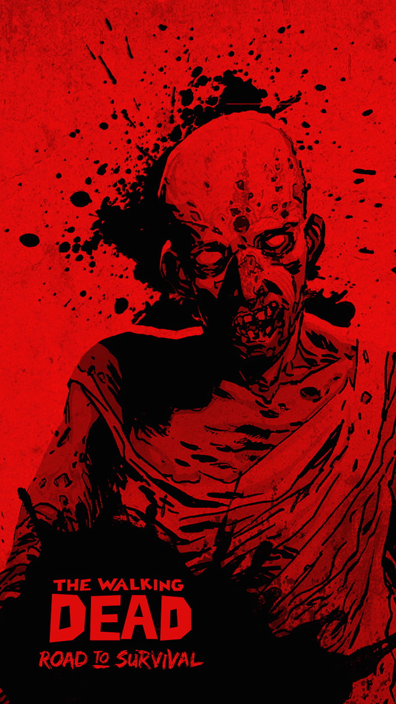 Walking Dead Red, scopely, walking dead, walkingdead, zombie, zombies, HD phone wallpaper